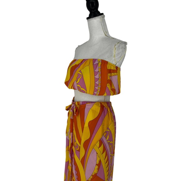 Show Me Your MuMu Limbo Pants & Teeny Tube Top Set in Caribbean Cocktail - Picture 8 of 13